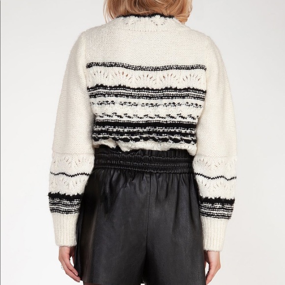 NWT! - Dex | Striped Mock Neck Sweater - Picture 7 of 9